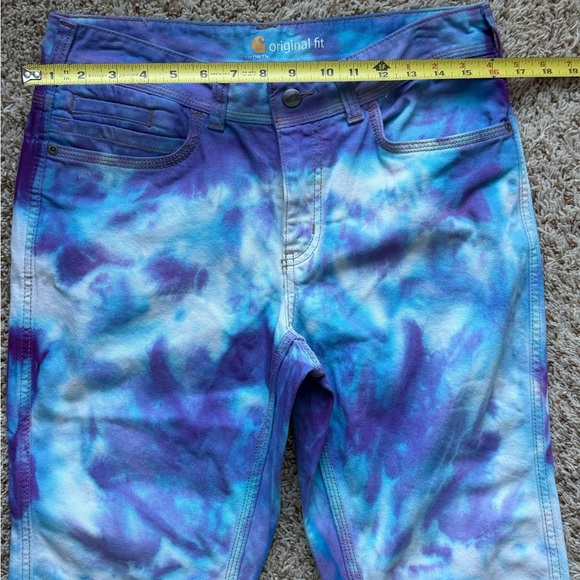 Carhartt WIP Mid-calf Tie-dye Jeans. Excellent Condition - Picture 7 of 9